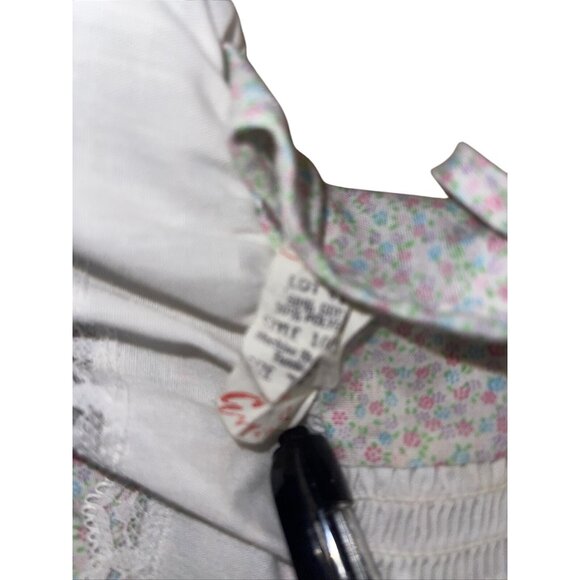 Evy Of California Vintage Girls USA Made Lace Dress T-2 Flower Dress Big Doll - Picture 3 of 16